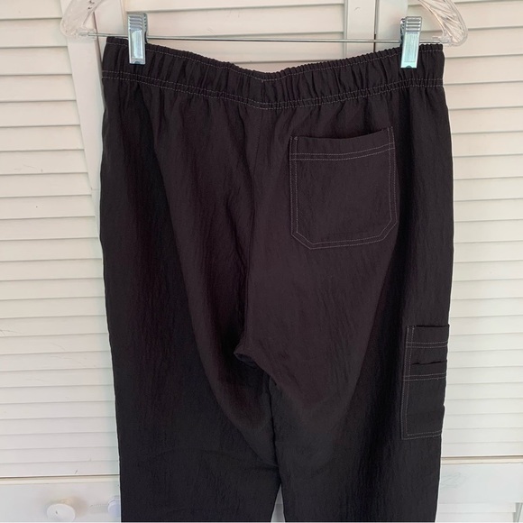 WonderWink Women’s Tall Cargo Scrub Pants Sz M Tall Black Style 5214T Workwear - Picture 5 of 10